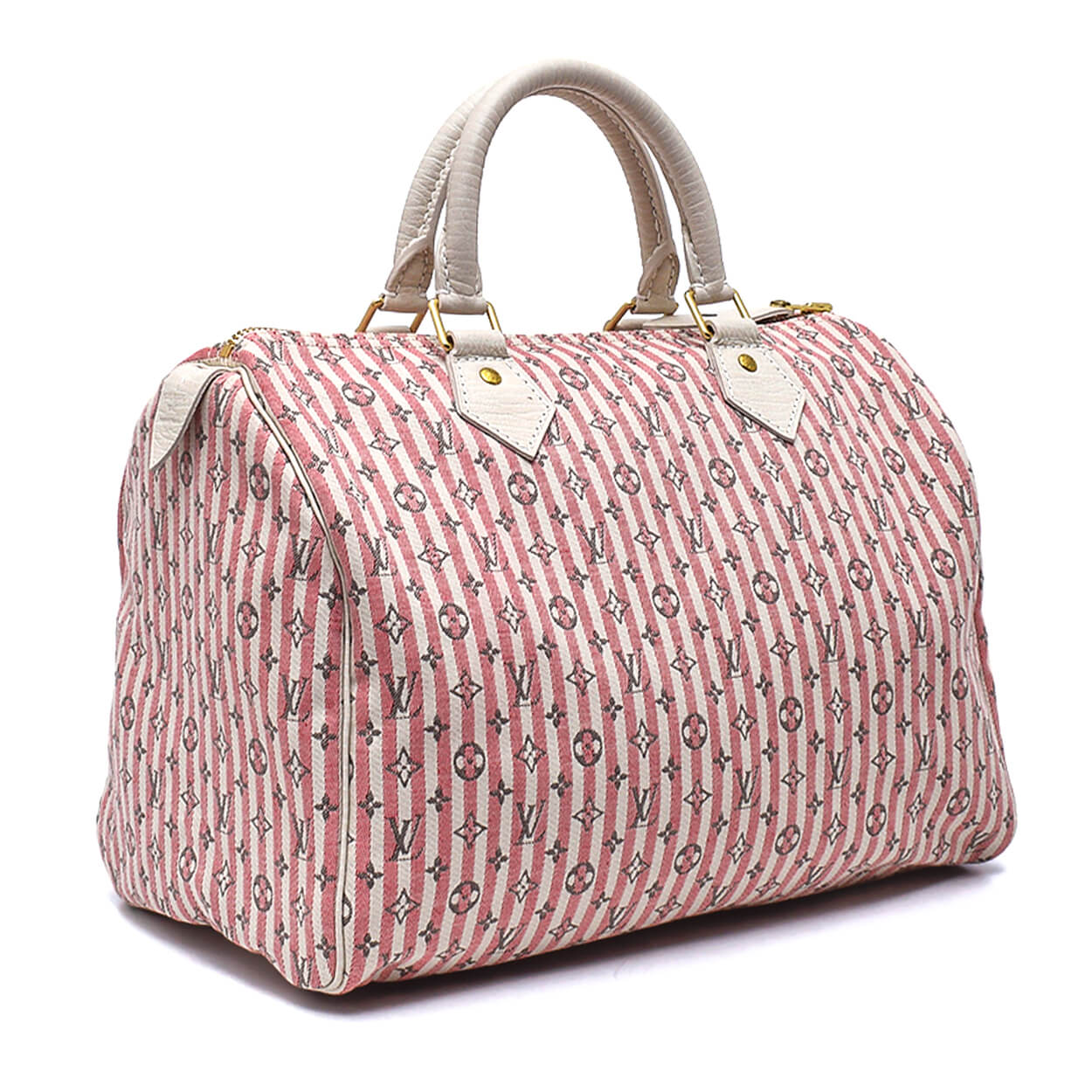 Louis Vuitton - Pink Croisette Mini Lin Canvas Speedy 30 Bag